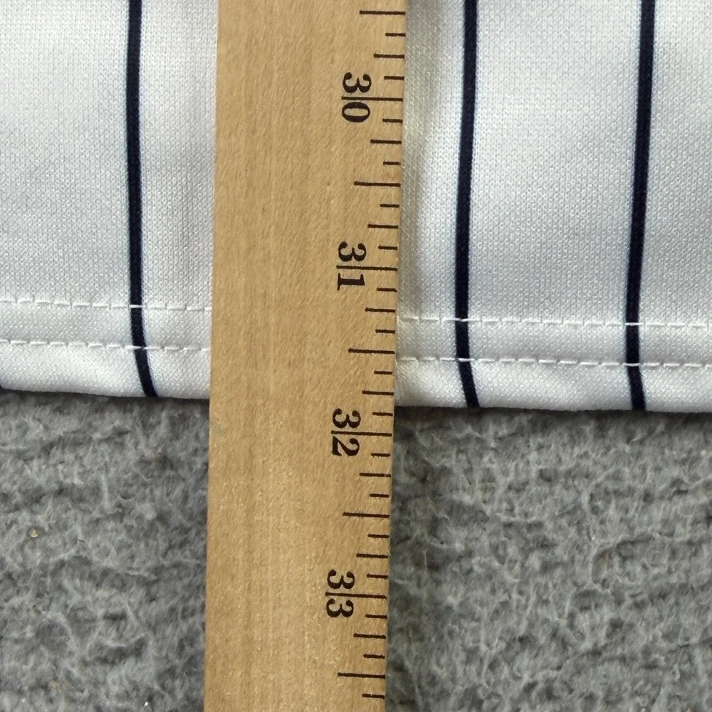 Don Mattingly New York Yankees 23 "Donnie Baseball" Majestic Pinstripe Jersey XL - Picture 10 of 12